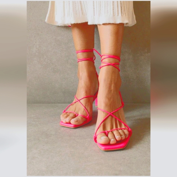 Alohas Bellini - Magenta Leather Sandals - Picture 4 of 10